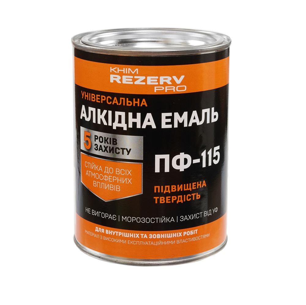 Емаль алкідна Хімрезерв PRO ПФ-115 мат 0,9 кг